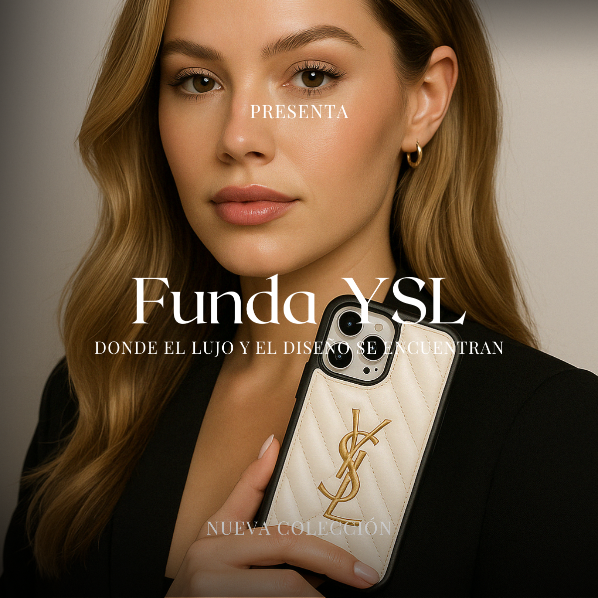 YSL - Funda de lujo para iPhone