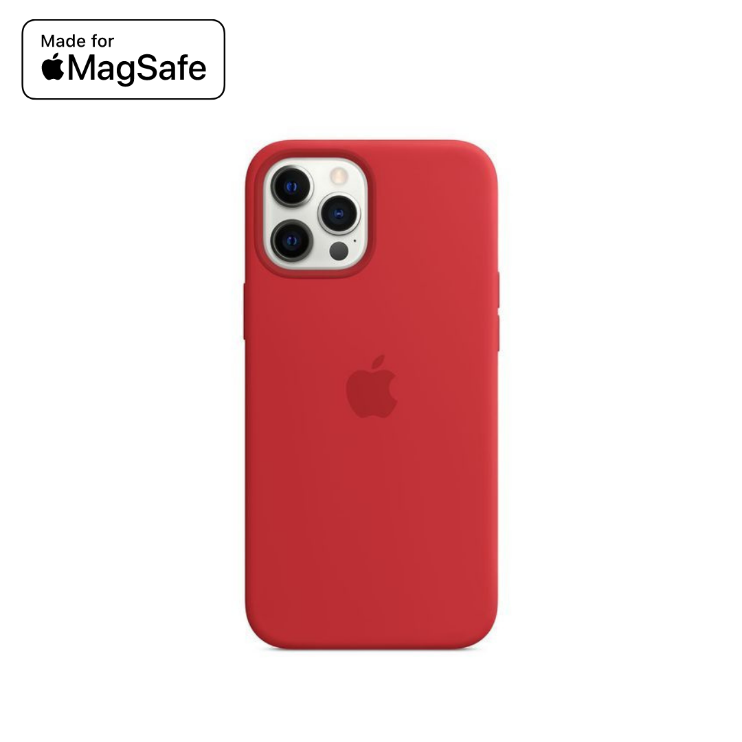 Funda de silicona MagSafe para iPhone 12 - 13 series - ENGLA Chile ® iPhone 12 Mini / Red