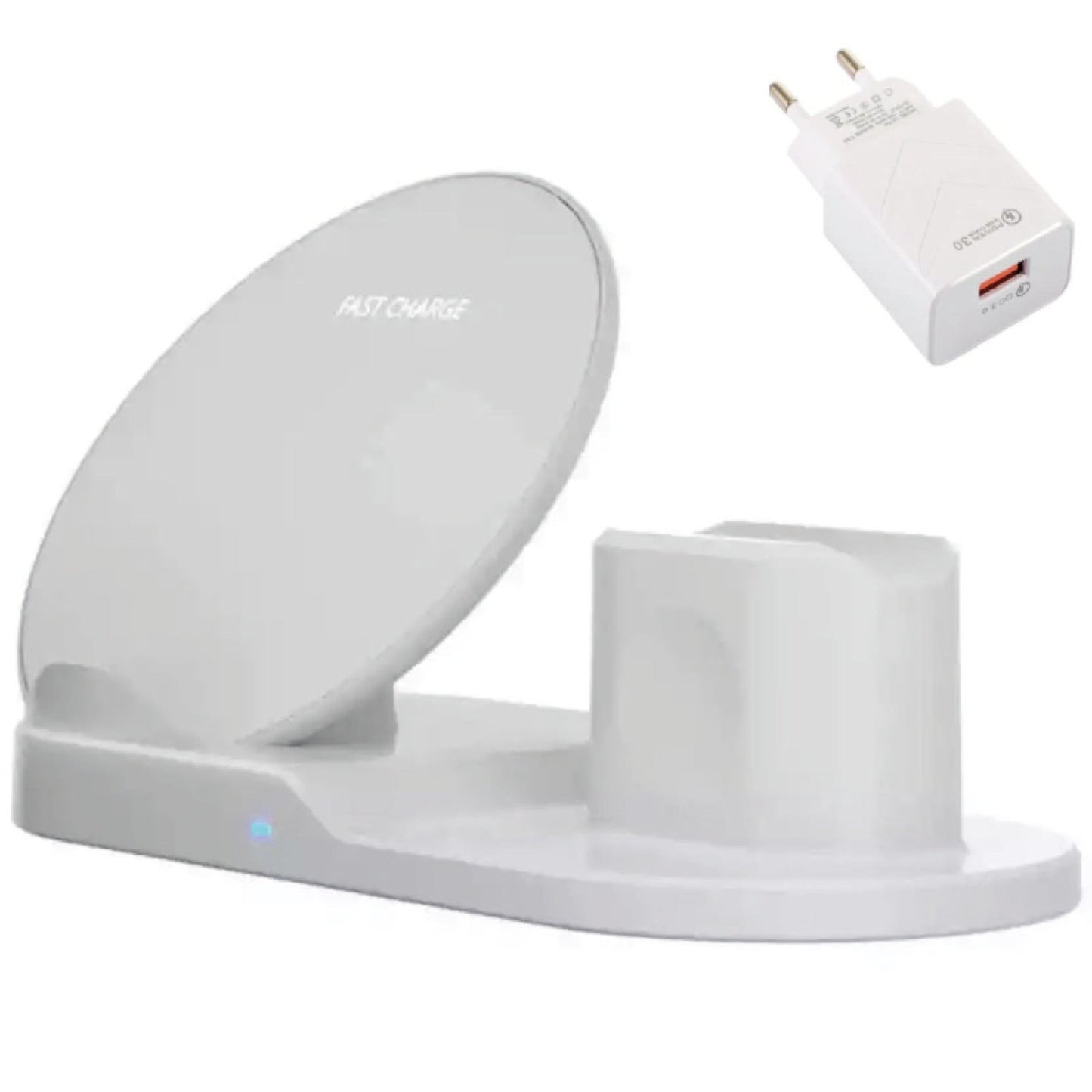 Cargador inalámbrico Dock™ 3 en 1 - ENGLA Chile ® Blanco / Incluye