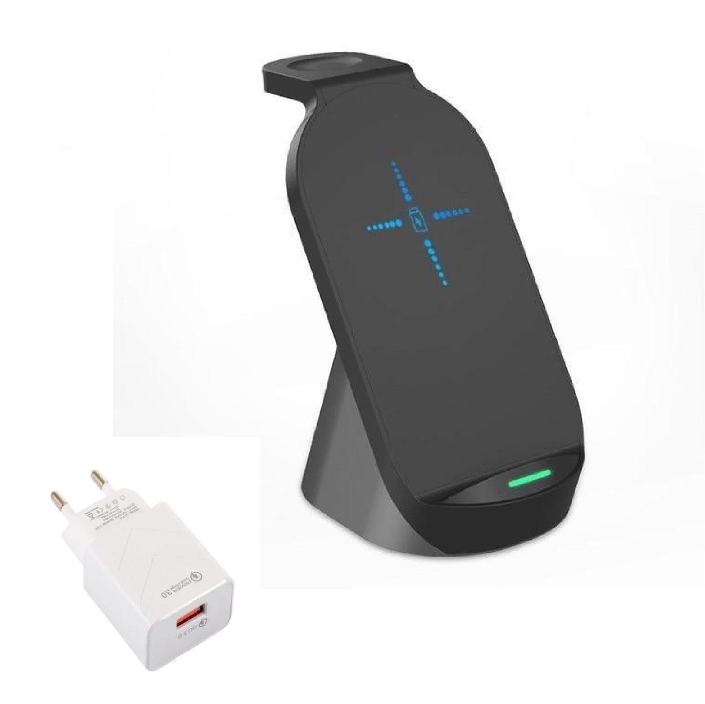 Cargador 3 en 1 Onix™ Compact - ENGLA Chile ® Negro / Incluye