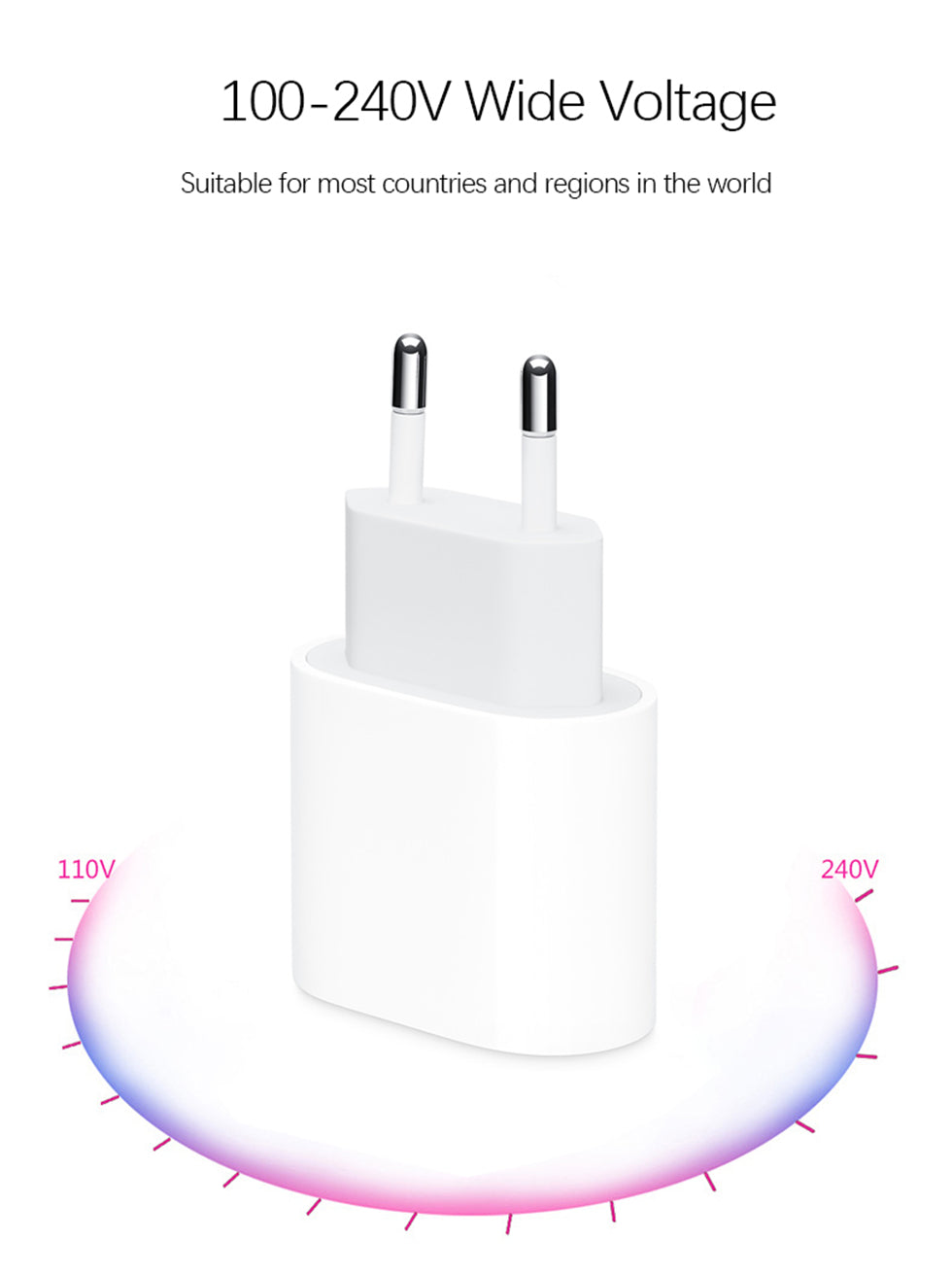 Adaptador de carga rápida PD 3.0 de 18W - ENGLA Chile ®