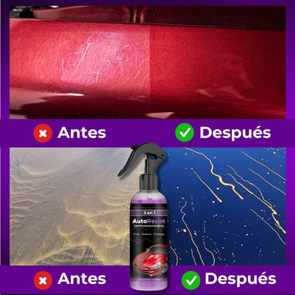 AutoResist©| Cera de Blindaje en Spray 3 en 1