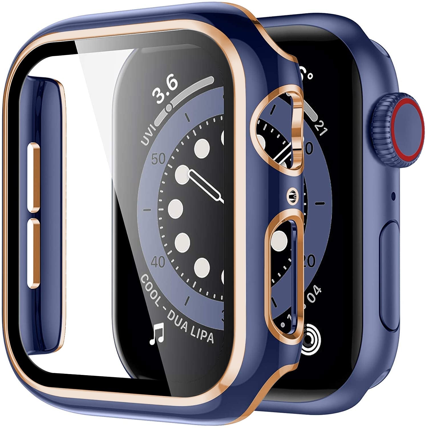 Diamond ™ - Protector + lámina Apple Watch - ENGLA Chile ® blue rose / 38mm series 321