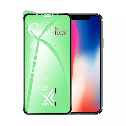 Lámina de cerámica clear 9D protección completa - ENGLA Chile ® iPhone 13 / Black