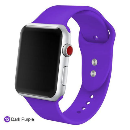 Correa de silicona suave para todos los modelos de Apple Watch 21 colores - ENGLA Chile ®