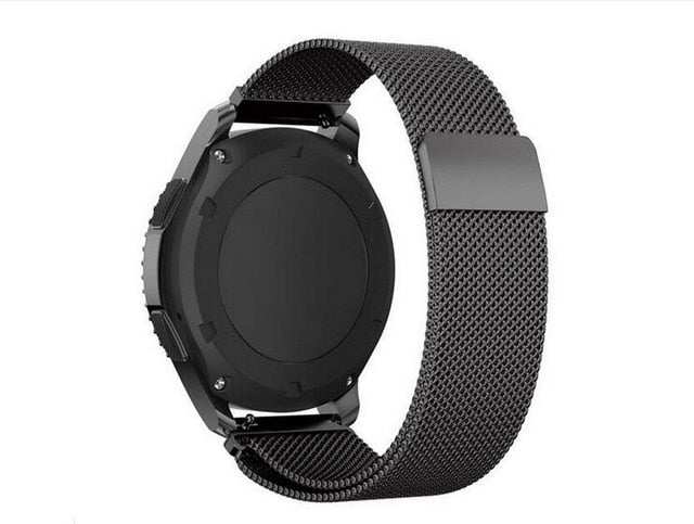 Exclusiva correa de acero inoxidable de lujo para Samsung series - ENGLA Chile ® milanese-black / galaxy watch 42mm